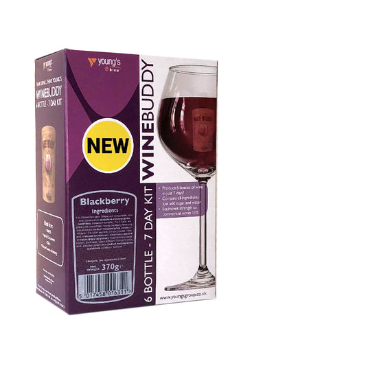 Winebuddy Blackberry - 6 bottle Wine Making Kit