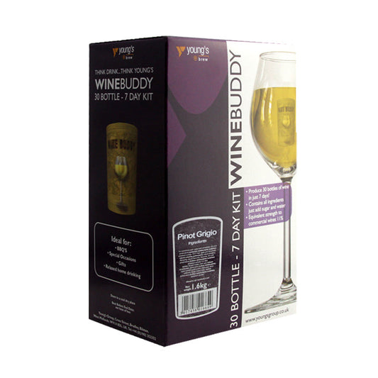 Winebuddy Pinot Grigio Wine Making Kit