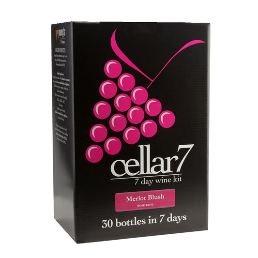 Cellar 7 Merlot Blush Wine Making Kit